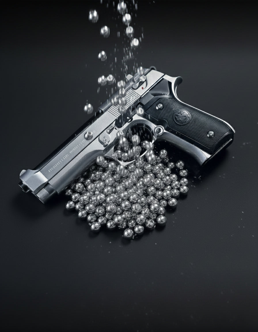 6mm Airsoft BB High-Hardness Glass Balls – Smooth, Safe & Durable